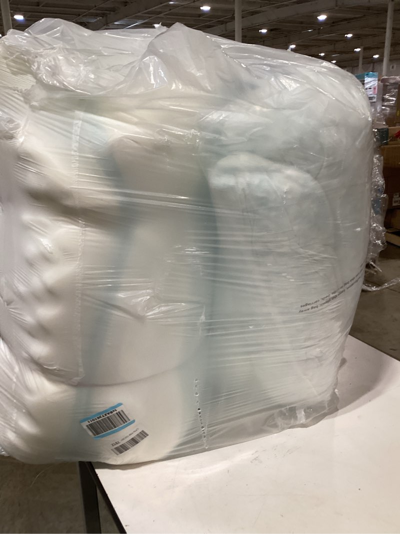 Condition photo showing As Is for cwawz xxl dog bed for extra large dogs, giant orthopedic dog bed with cooling gel memory foam, waterproof pet bed with removable washable cover, 53" pet sofa bed dutch velvet with bone toy, light gray light grey xx-large(53"l x 42"w x 9.5"th)