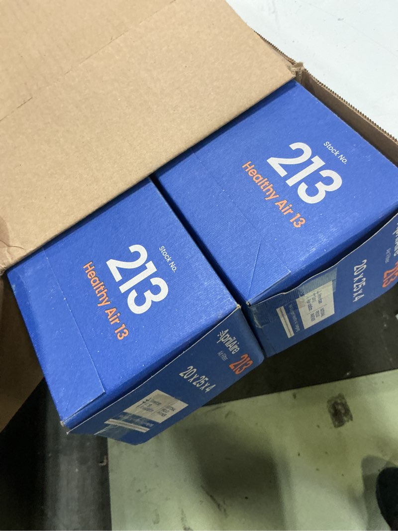 Condition photo showing New/Like New for aprilaire 213 replacement filter for aprilaire whole house air purifiers - merv 13, healthy home allergy, 20x25x4 air filter (pack of 2)