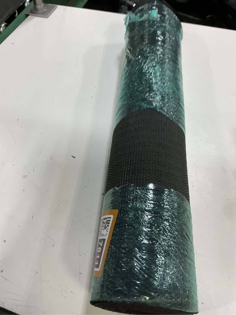 Condition photo showing Good Condition for ottomanson 2' x 5' hallway runner with scraper pile extra durable non-slip rug mat for indoor & outdoor use - ideal for kitchen, entryway, patio & garage - high-traffic carpet, black black 700s series 2' x 5' (runner)