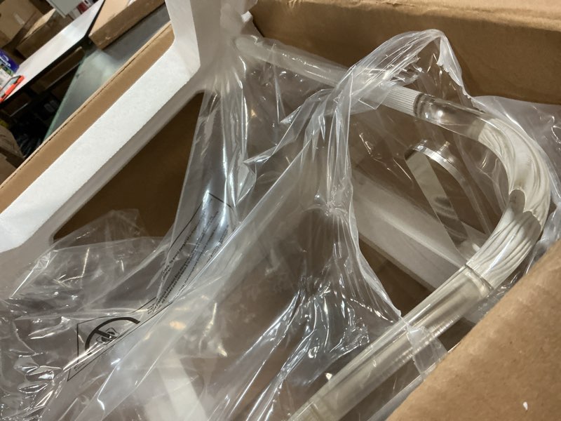 Condition photo showing Good Condition for modern acrylic shower bench, clear stool with anti-skip silicone buckles and 12 pcs water leaking hole 350 lbs weight capacity round-upgrade