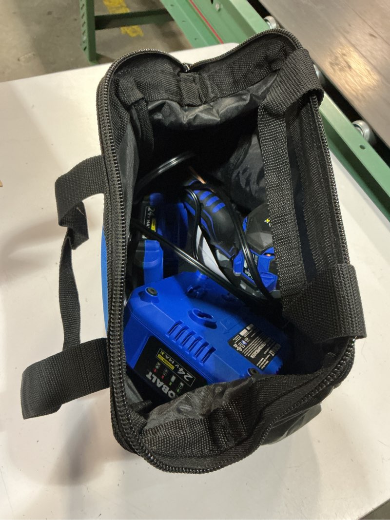 Condition photo showing Good Condition for kobalt 24-volt 1/2-in keyless brushless cordless drill (1-battery, charger and soft bag included)