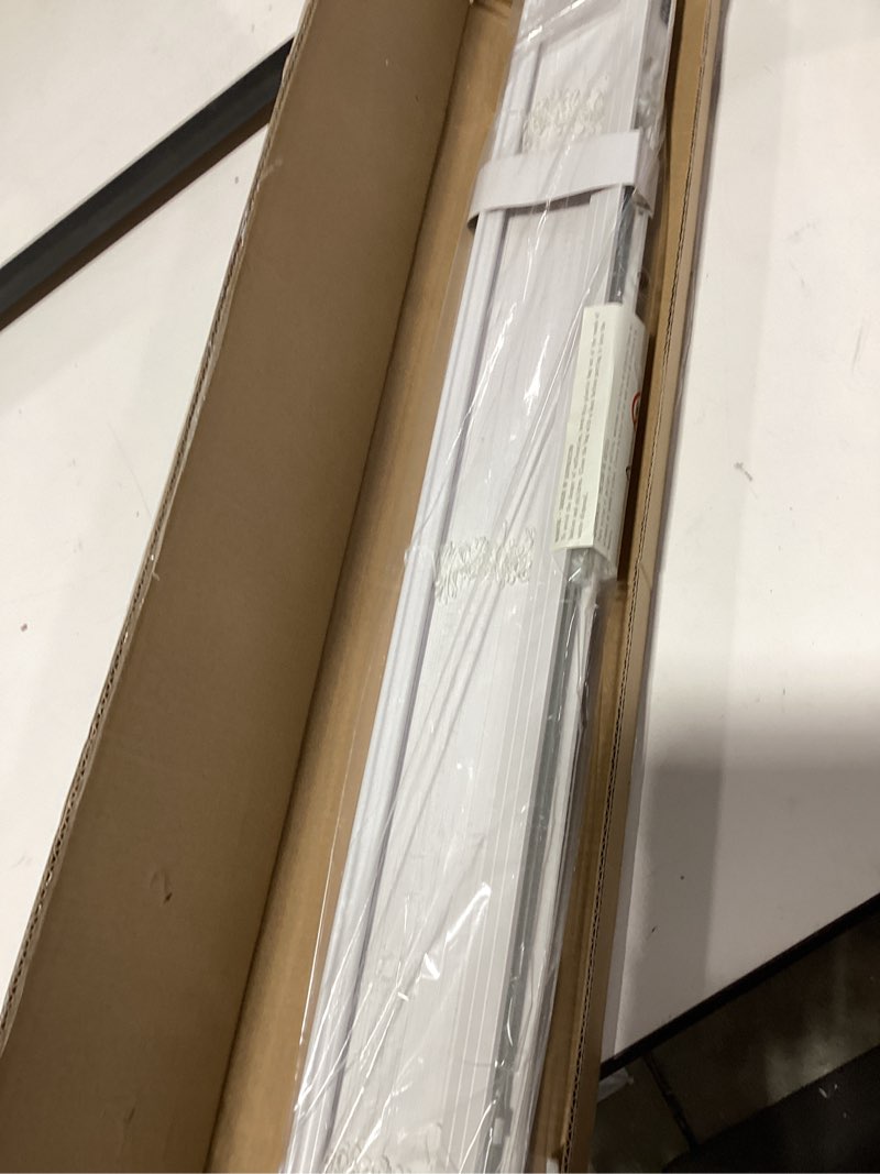 Condition photo showing Good Condition for Blinds for Indoor Windows 1" Vinyl L-Shaped Slats Cordless Mini Blinds for Home, 35" W × 72" H - White White 35" W × 72" H