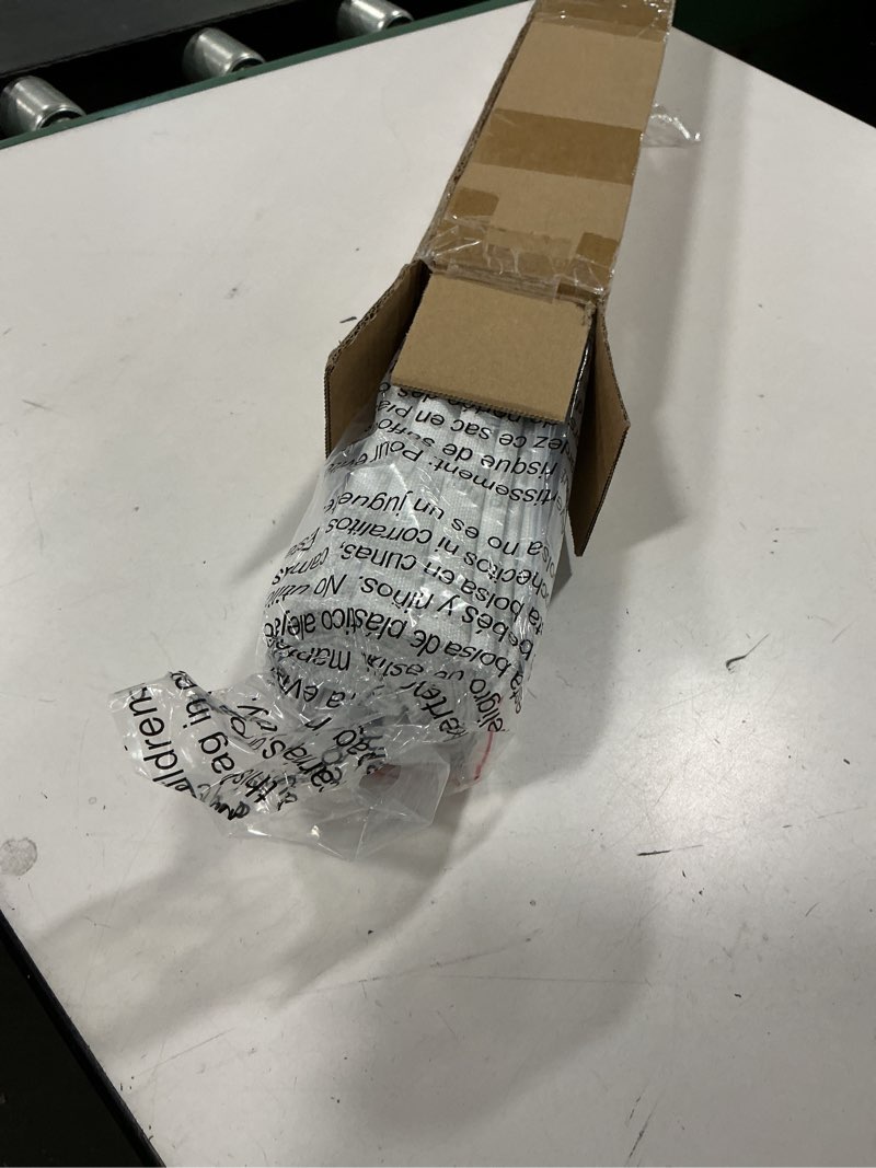 Condition photo showing Good Condition for no Drill Cordless Roman Shades for Windows, 22" W × 64" H - 100% Blackout - Linen - Mist White 100% Blackout - Linen - White 22" W × 64" H