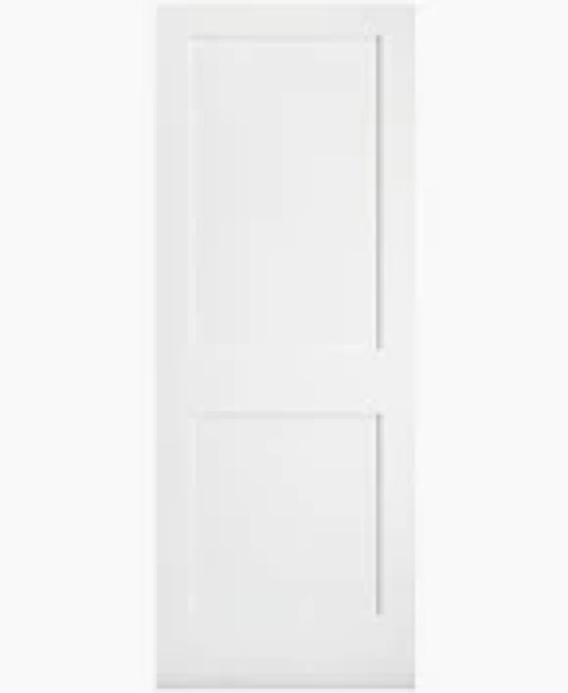 National door company solid core molded crafsman 2 panel door 56x80