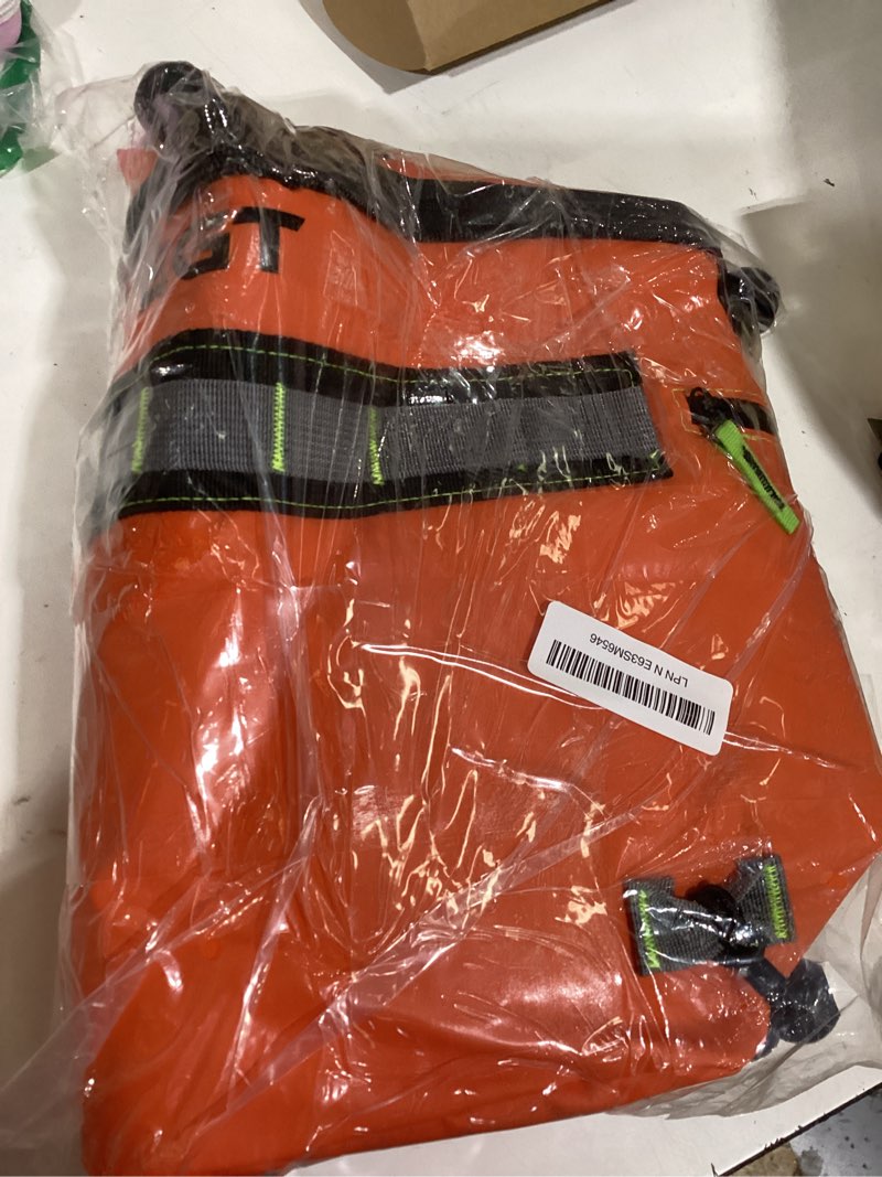 Condition photo showing Good Condition for kayak cooler behind seat - waterproof cooler bag compatible with lawn-chair seat kayak?kayak accessories camping cooler, portable ice chest for fishing, beach, travel,picnic, cooler leak-proof orange singer layer bag