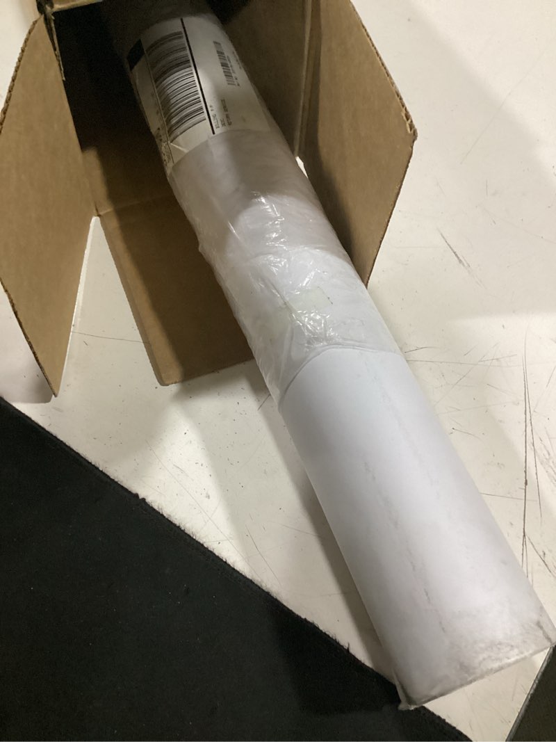Condition photo showing As Is for white wrapping paper roll 24"x 1200" craft paper roll for drawing painting art supplies, white paper for easel poster bulletin board, kraft paper roll for packing moving, gift wrapping christmas white 24inch