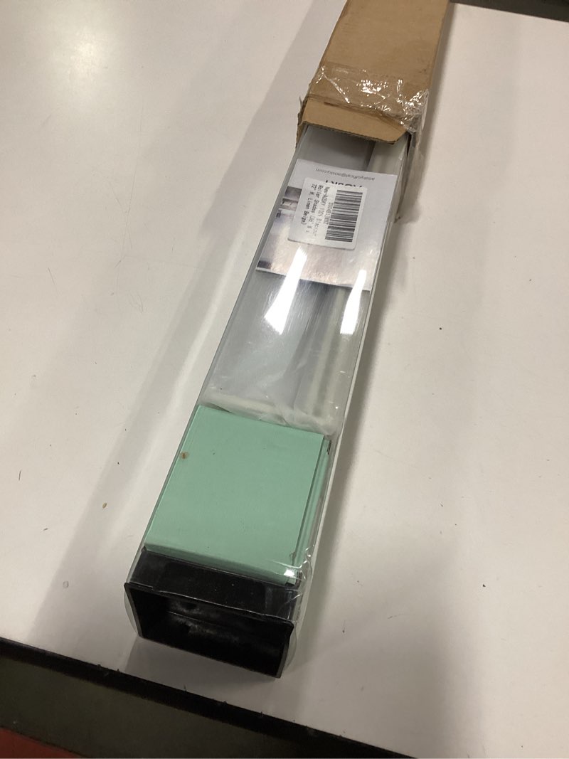 Condition photo showing Good Condition for AOSKY Blackout Roller Shades Cordless Blinds for Windows, Free-Stop Shades with Valance, Thermal Insulated Fabric, UV Protection, Blinds for Home and Office (36" W x 72" H, Linen Beige Linen Beige 36"W x 72"H