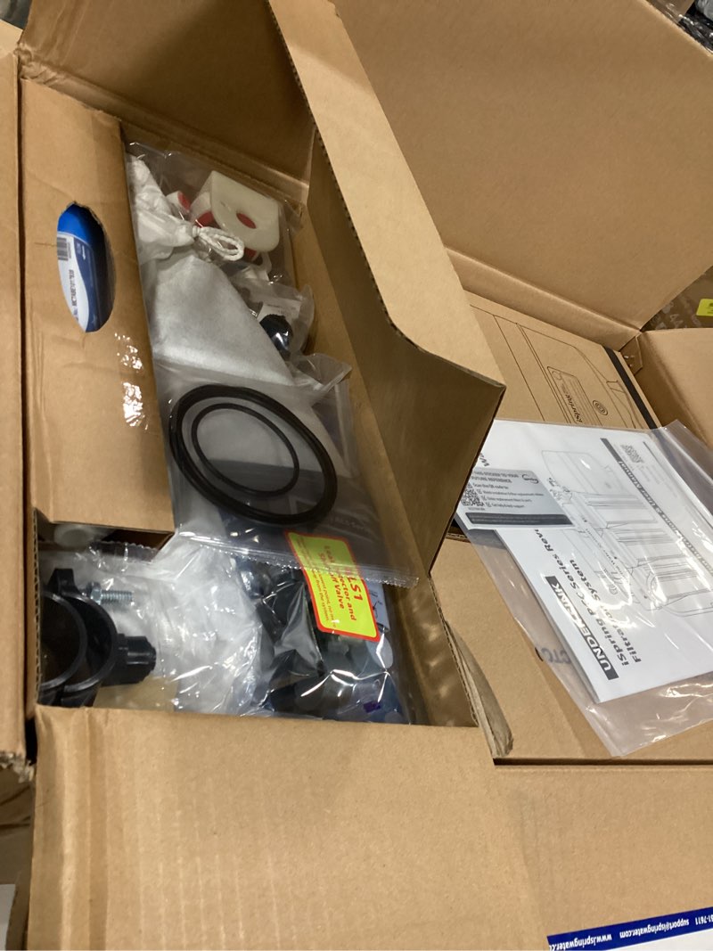 Condition photo showing Good Condition for ispring rcc7ak, nsf certified, 75 gpd, alkaline 6-stage reverse osmosis system, ph+ remineralization ro water filter system under sink, patented top-mounted faucet design for easy installation brushed nickel 6-stage, alkaline