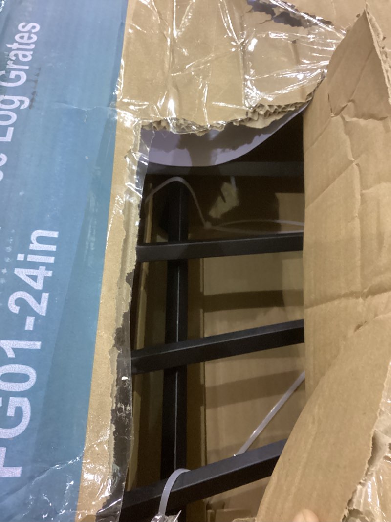 24 in fireplace log grates