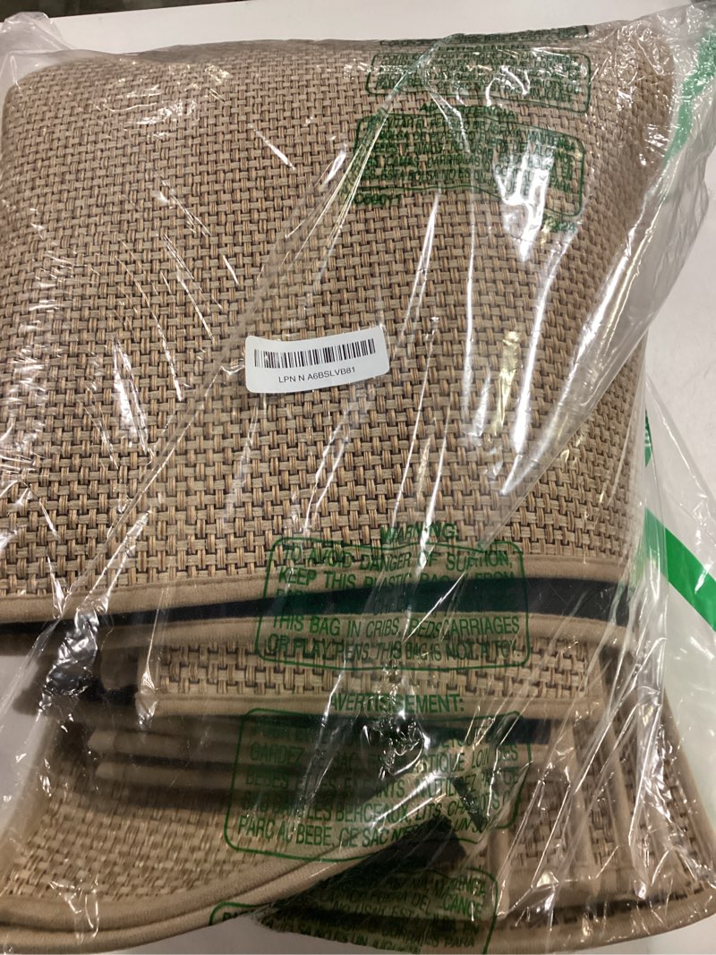 Condition photo showing Good Condition for 15pcs Stairs Treads and 1 Landing Carpet, Breathable Chenille Stair Carpet Non Slip for Wooden Steps Rubber Backing Stairs Runner Indoor Treads Stair Covers Mat 8"X30" and 30"X30" Rubber Backing-beige 15 PCS+30"X30"