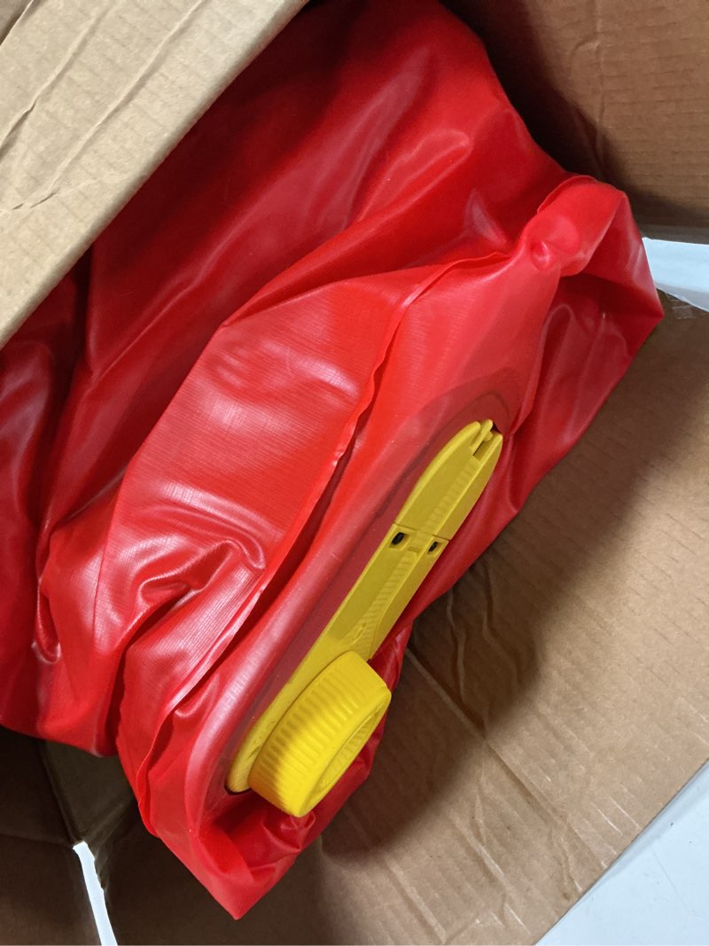 Condition photo showing As Is for fisher-price 15264 bouncer with built-in pump, 69" x 68" x 53"