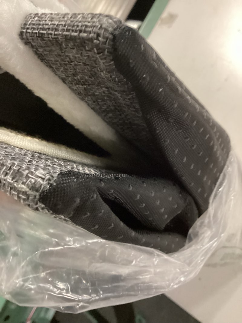 Condition photo showing Good Condition for cat beds for indoor cats, large cat cave bed with scratch pad and fluffy ball, foldable cat hideaway, cat house with reversible cushion for multi small pet up to 30lbs, grey grey single