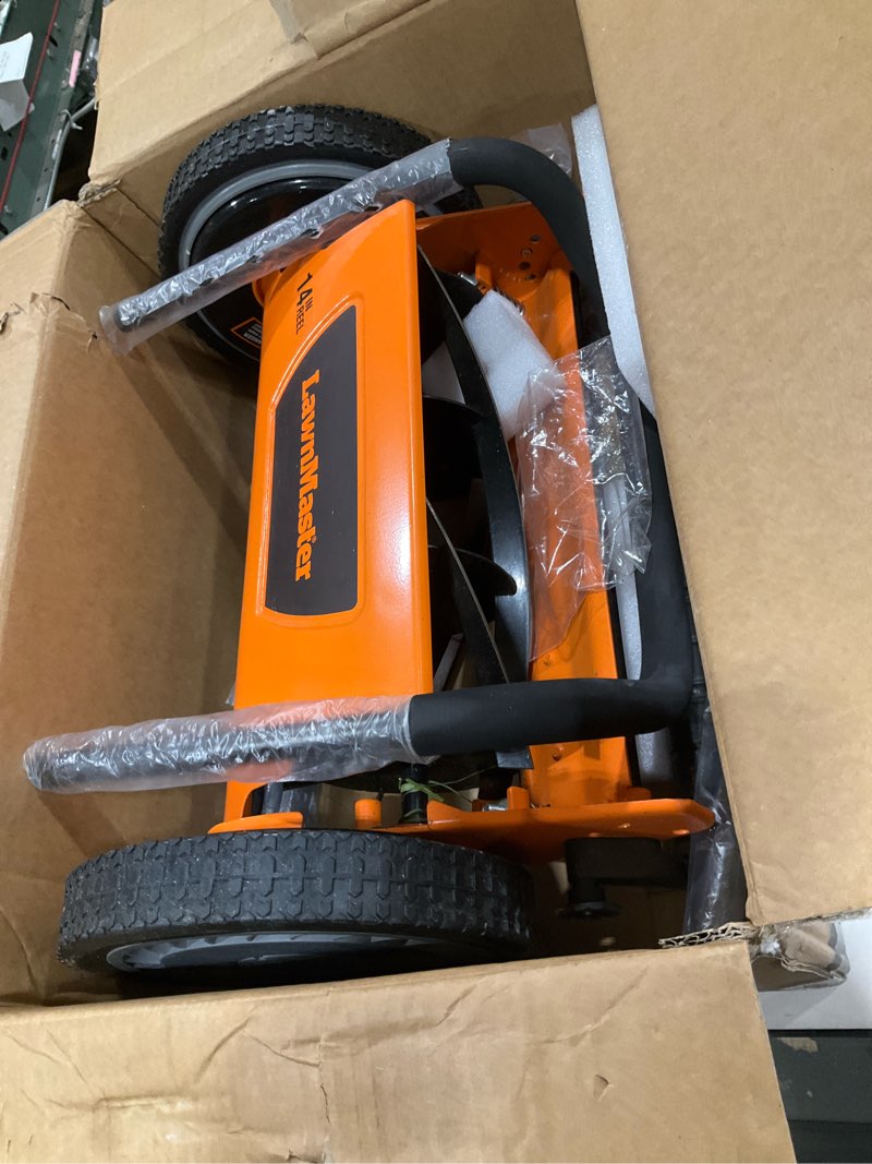 Condition photo showing Good Condition for lawnmaster lmrm1401 push reel lawn mower 14-inch 5-blade