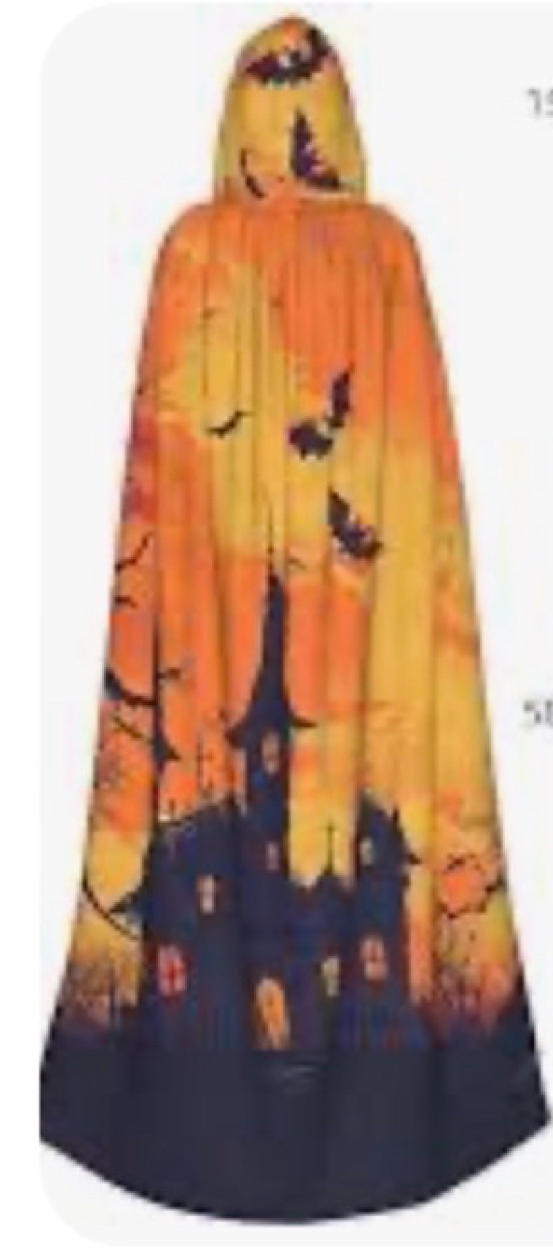 (( different design to the archive photo ))xzyopcwx beauty and rose halloween hooded cloaks witch robe cloaks hooded robe cloak for adult men w