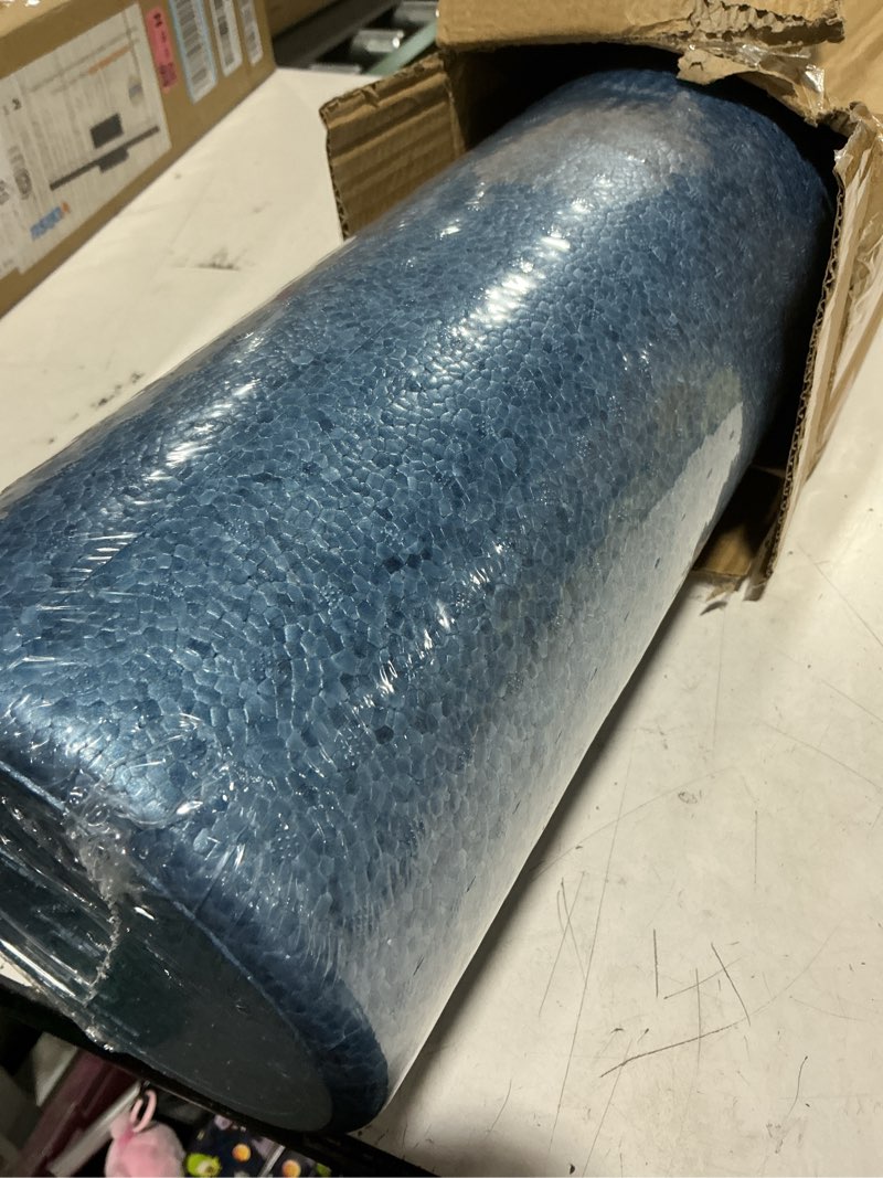 Condition photo showing New/Like New for tone fitness high density epp foam exercise foam roller for yoga, pilates, stretching, massage, and recovery | multiple sizes and colors 24 inch blue