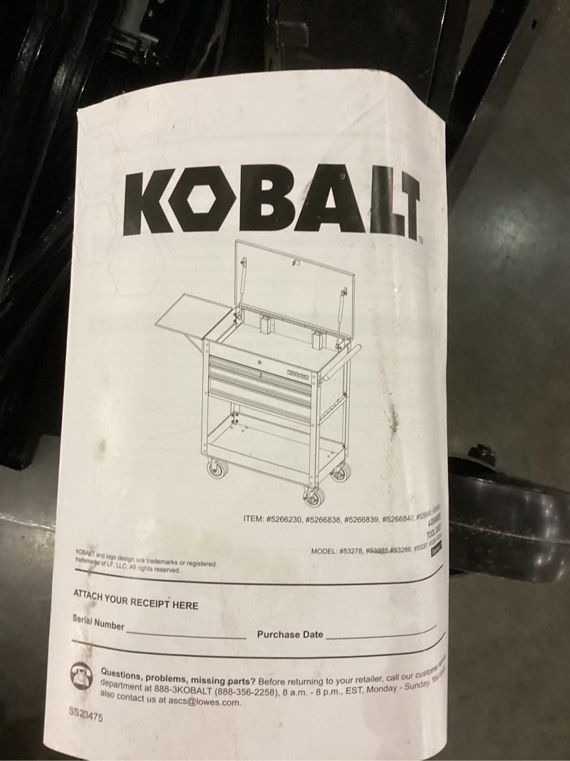 kobalt tool box 