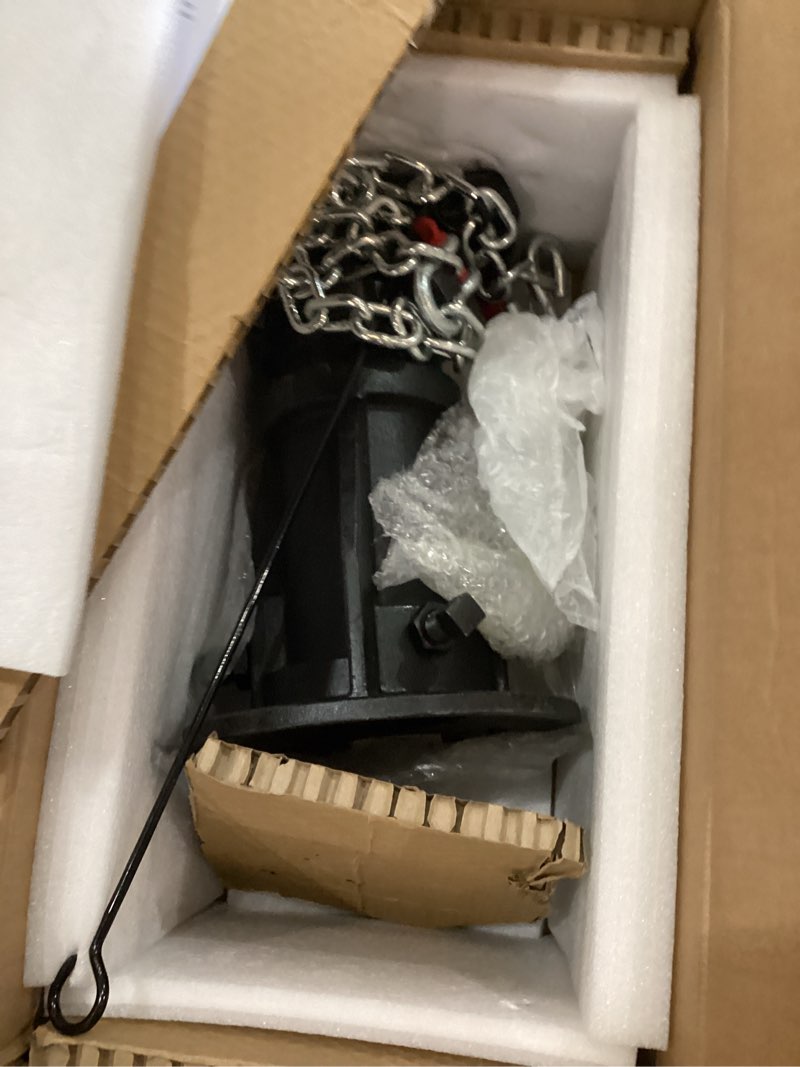 Condition photo showing As Is for fifth wheel to gooseneck cushioned trailer hitch adapter - 12" to 16" adjustable height converter gooseneck trailer hitch adapter black