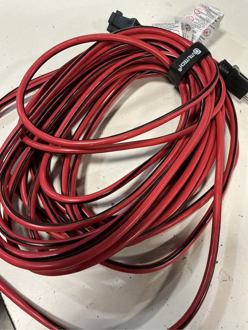 Condition photo showing Good Condition for utilitech 50-ft 14 / 3 medium duty 3 prong red and black extension power cord