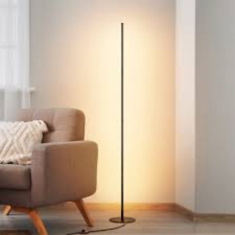 hedden 58" dimmable led corner floor lamps with remote control (set of 2)