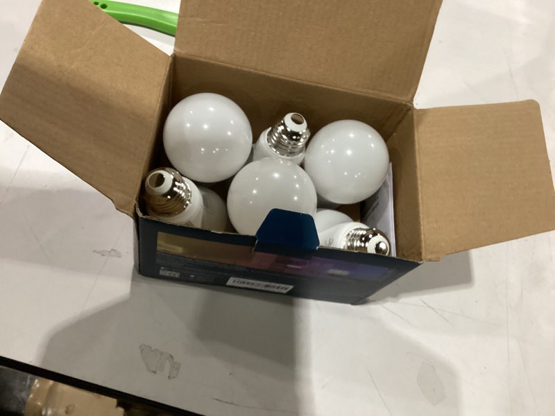 Condition photo showing New/Like New for Linkind Matter Smart Light Bulb, WiFi Smart Bulbs, Work with Apple Home, Siri, Alexa, Google, SmartThings, RGBTW Color Changing Bulbs Mood Lighting, Music Sync, A19 E26 60W, 2.4Ghz WiFi 6 Pack 6 Pack Matter-enabled