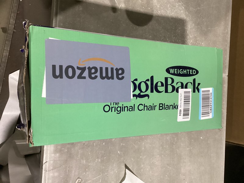 Condition photo showing As Is for The Original Office Chair Blanket by SnuggleBack; Cozy Comfy Office Desk Chair Wrap Attaches for War