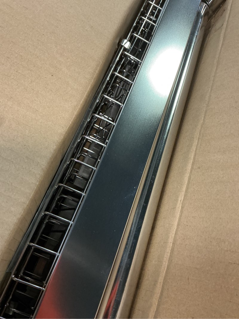 Condition photo showing Good Condition for VNKZI Over Sink Dish Drying Rack, 2 Tier Full Stainless Steel Storage Adjustable Length (25.98'' to 36.61'') Kitchen Rack, Multifunctional Expandable Counter Organizer, Space Saver Dish Rack Silver 2 Tier