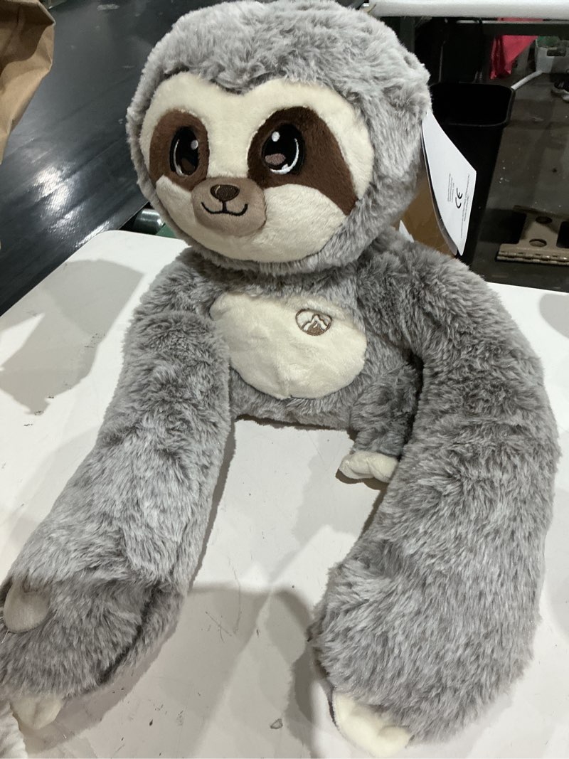 Condition photo showing Good Condition for weighted stuffed animals for adults, teens and kids - 36 inch long plush arms for hugs - 4.5lb sloth stuffed animal plushies - marshmallow sloth marshmallow sloth - grey