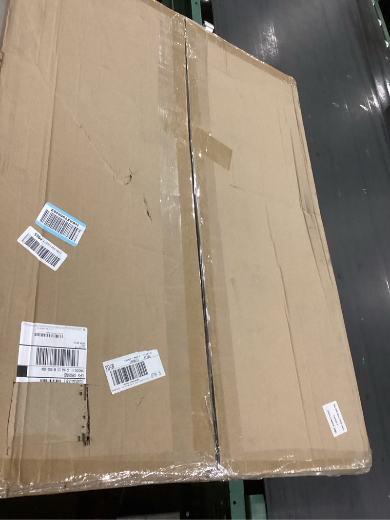 Condition photo showing item condition for 30x40 Picture Frame - Single Frame, Sleek and Modern Gold 30x40 Frame with Mat for 24x36 Picture, or 30 x 40 Frame without Mats for Artwork, Puzzles, Photos and Movie Posters