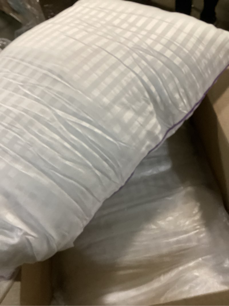 Condition photo showing Good Condition for Pillows Queen Size Set of 2,Breathable Hotel Collection Bed Pillows for Sleeping Medium Soft Down Alternative Microfiber Filled,20 x 30 Inches White Queen(2Pack)