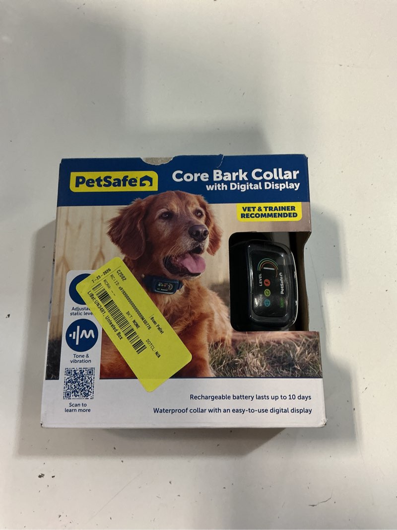 Condition photo showing Good Condition for petsafe core digital bark collar – tone, vibration and static correction – illuminated digital display