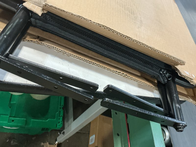 Condition photo showing As Is for bed side rails for adjustable bed base, fit wooden base only, for mattress under 10 inches, set of 2 1 17inch 2pcs