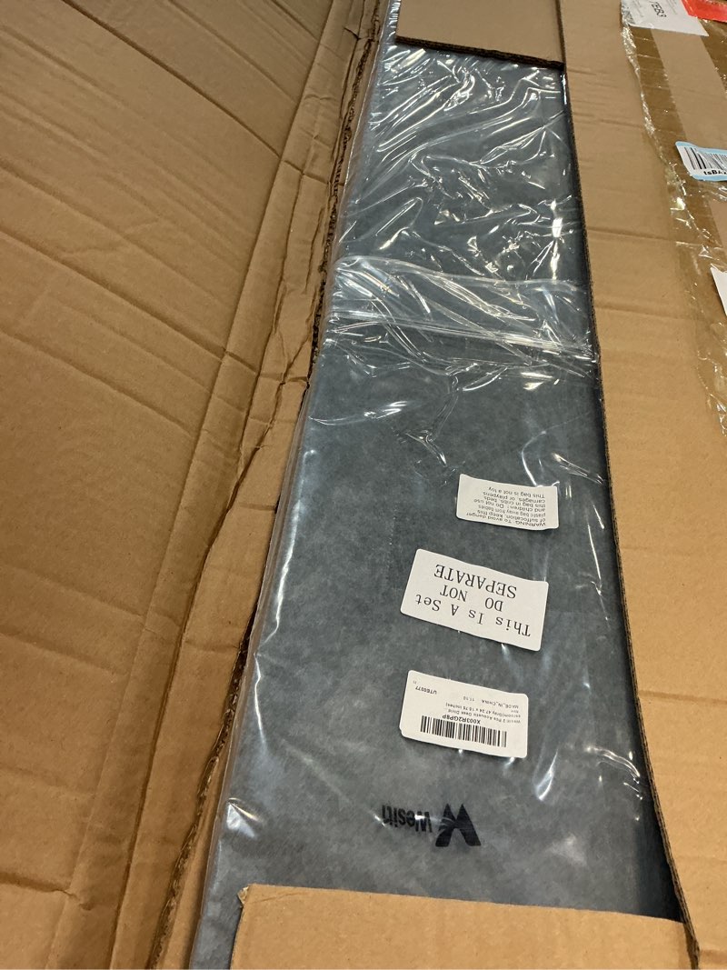 Condition photo showing New/Like New for Wesiti 2 Pcs Acoustic Desk Divider Noise Reducing Desk Privacy Panel for Student Table Standing Sound Proof Divider Desktop Claw Office Furniture Partition for Classroom(Gray,47.24 x 15.75 Inches) Gray 47.24 x 15.75 inches