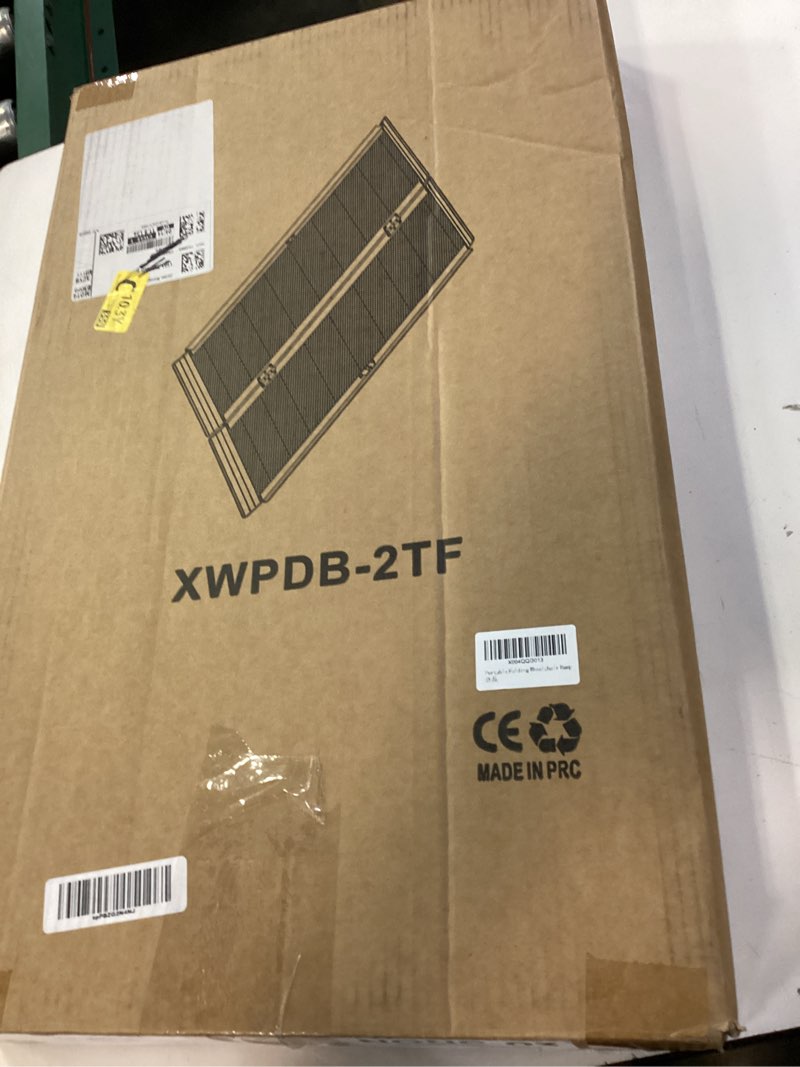 Condition photo showing New/Like New for 2ft portable wheelchair ramp with quick-lock, black seamless non-slip aluminum folding handicap ramp,threshold ramp for doorways, wheel chair ramp for home steps, loading dock plates 2ft(using height 2-6'')