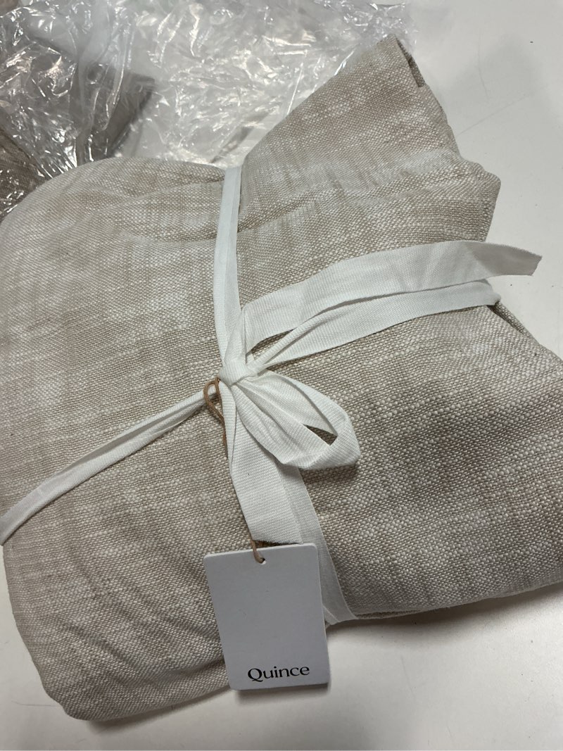 Condition photo showing Good Condition for textured cotton curtain(48x96in)