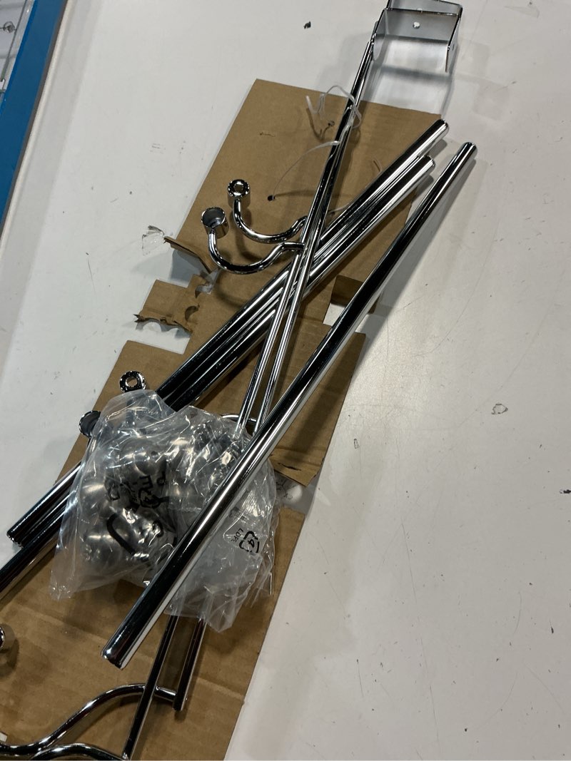 Condition photo showing Good Condition for idesign over the door towel rack, the york collection, 1.5” x 7” x 22.8”, brushed nickel