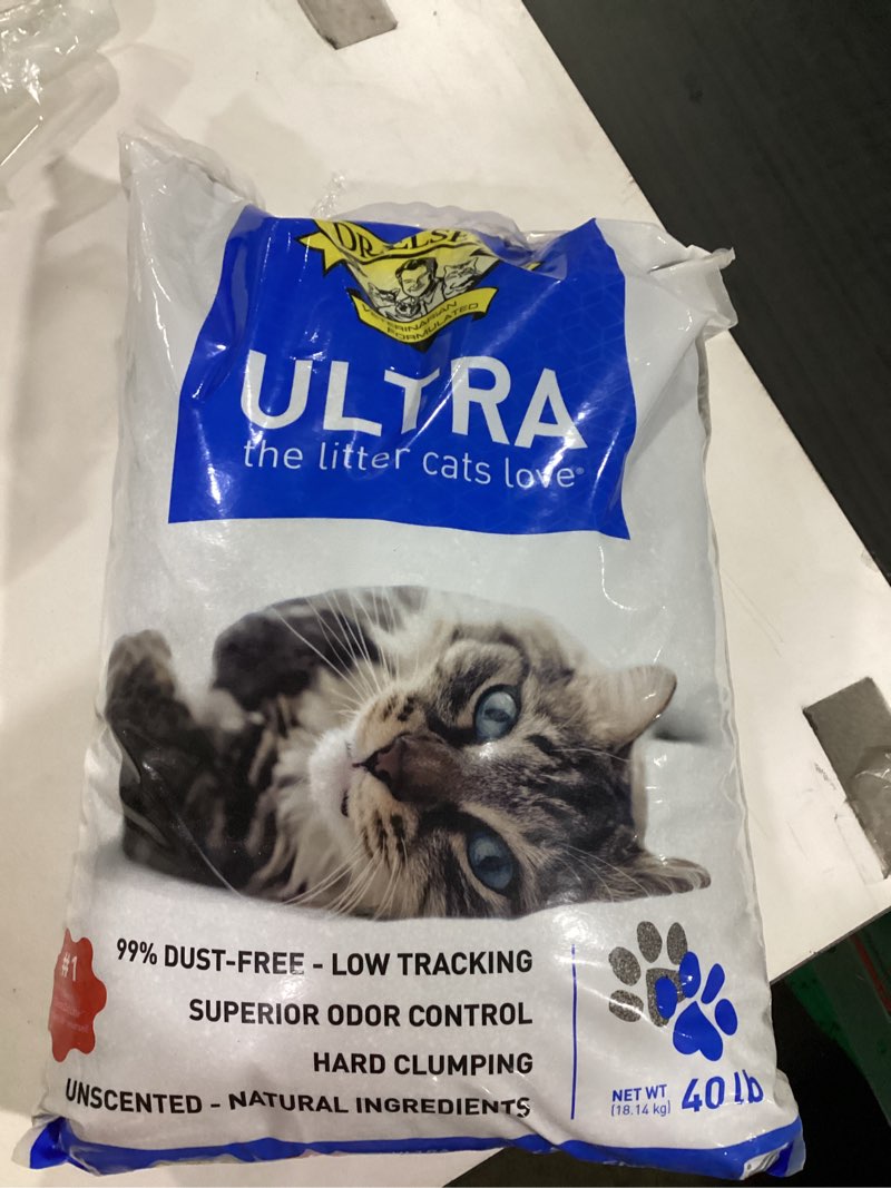 Condition photo showing New/Like New for Dr. Elsey's Ultra UnScented Clumping Clay Cat Litter 40 lb. Bag