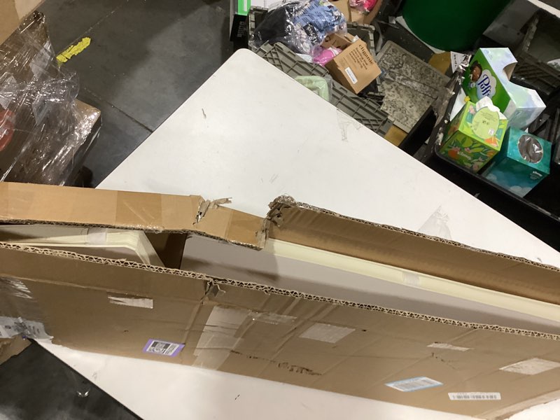 Condition photo showing Good Condition for 4Pack Cylinder Stands for Party, Foldable Cardboard Columns with 4 Clear Round Top Plates, Cake Display Pedestal Stand for Wedding Banquet Vendor Events Decorative Beige