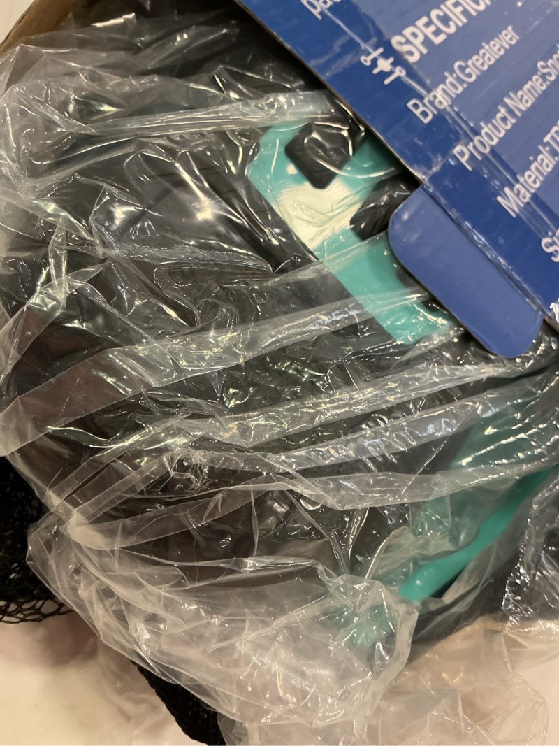 Condition photo showing Good Condition for Greatever Snorkel Fins with Full Foot Pocket Durable Long Diving Fins Professional Snorkel Gear for Snorkeling Diving Freediving Adults Men Women Green Medium