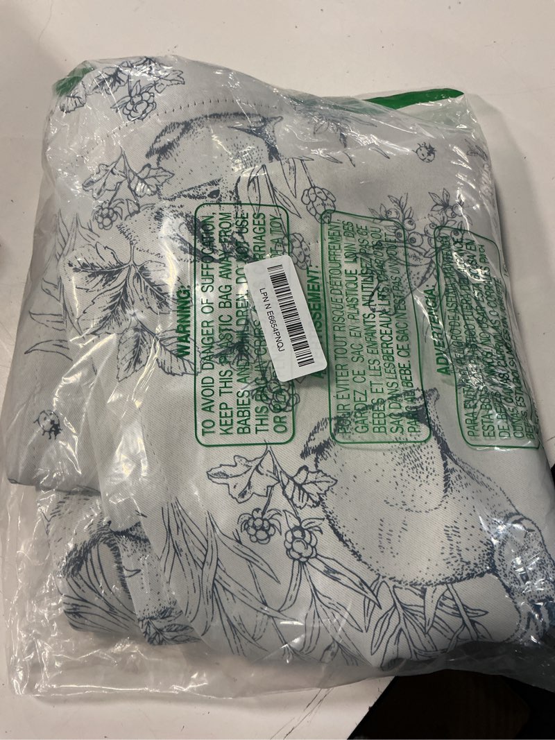 Condition photo showing Good Condition for jinchan blackout nursery curtains 63 inches long, bunny woodland toile easter decor curtain blue animal printed drapes for bedroom spring decoration farmhouse window drape 2 panels 38"w x 63"l (pack of 2) woodland blue