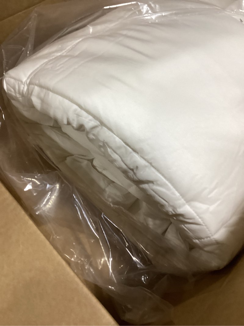 Condition photo showing Good Condition for (similar to) utopia bedding duvet cover twin size - 2 piece with zipper closure - 1 comforter cover 68x90 inches & 1 pillow sham 20x26 inches (white) comforter not included white twin/twin xl
