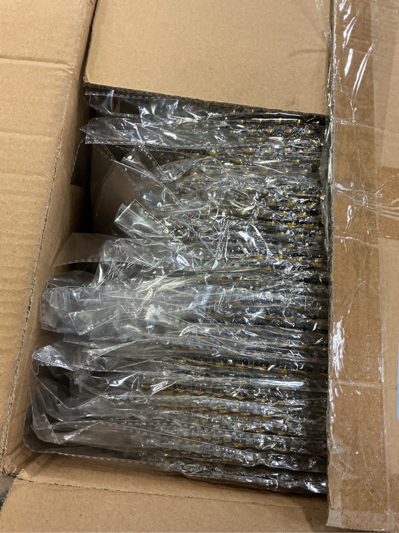 Condition photo showing New/Like New for EI 13 Inch Gold Charger Plate,50pcs Clear Charger Plates with Gold Rim,Disposable Chargers Plate,Plastic Chargers Plates for Dinne Family Party and Wedding 50pcs Gold Beads