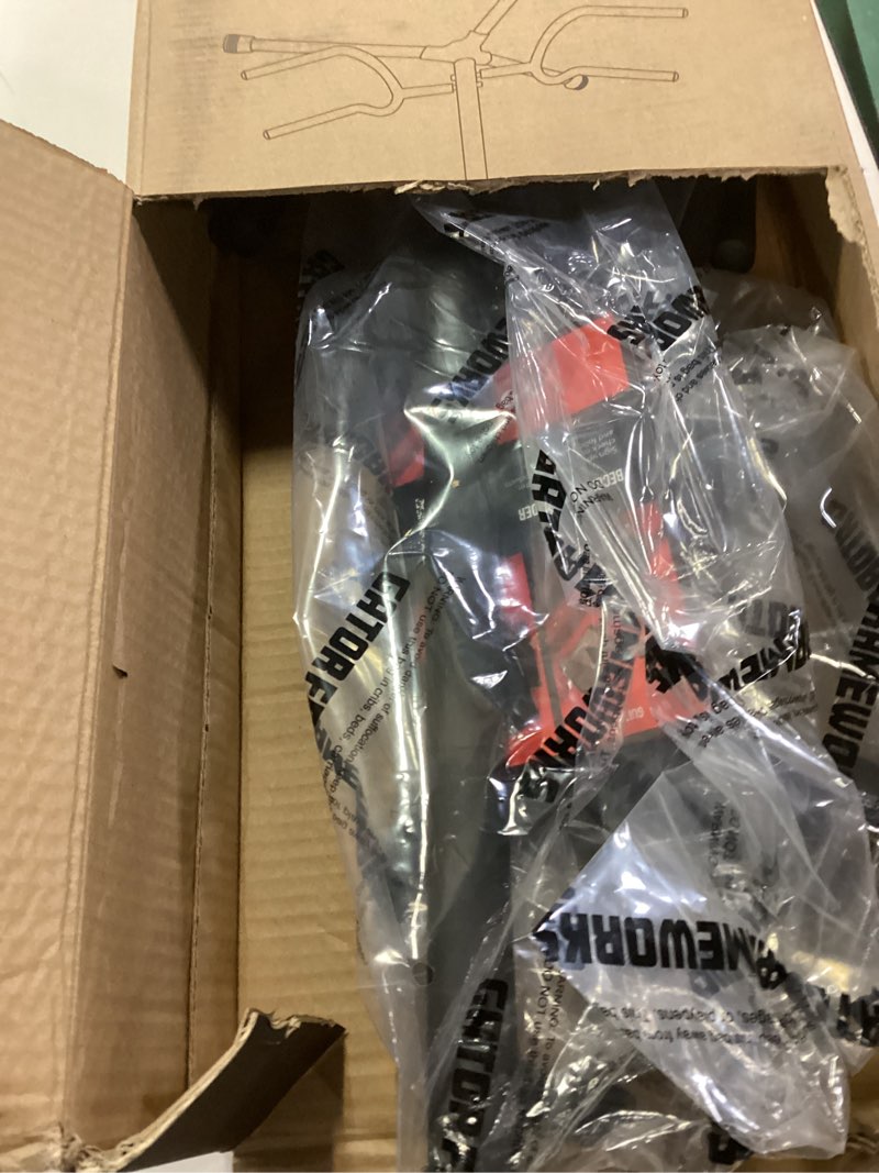 Condition photo showing New/Like New for Gator Frameworks Adjustable Double Guitar Stand, Holds Two Electric or Acoustic Guitars (GFW-GTR-2000)