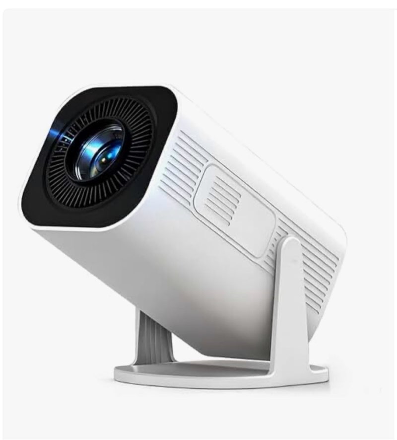 wellsonic mini projector with wifi and bluetooth, portable projector support 4k, auto keystone,210° 