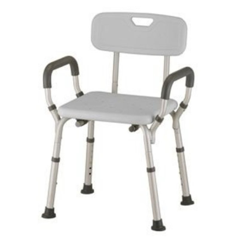 az mediquip azm deluxe bath chair with back and padded arms