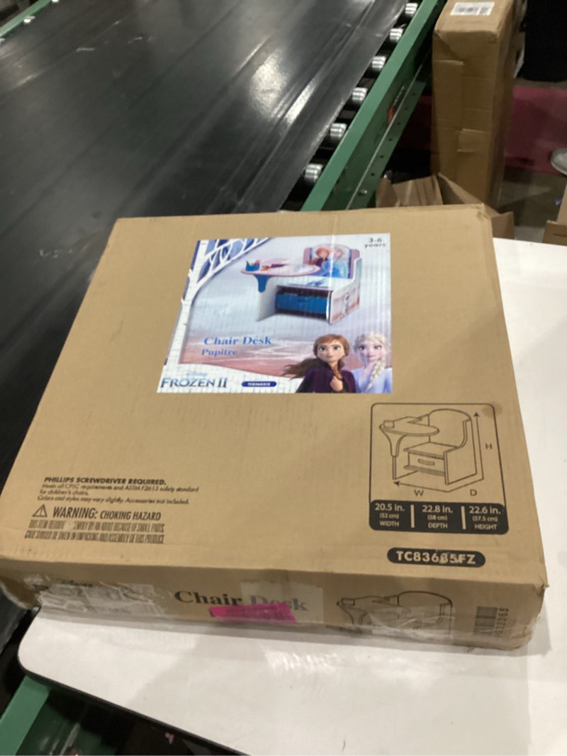 Condition photo showing New/Like New for Frozen 2 chair desk 