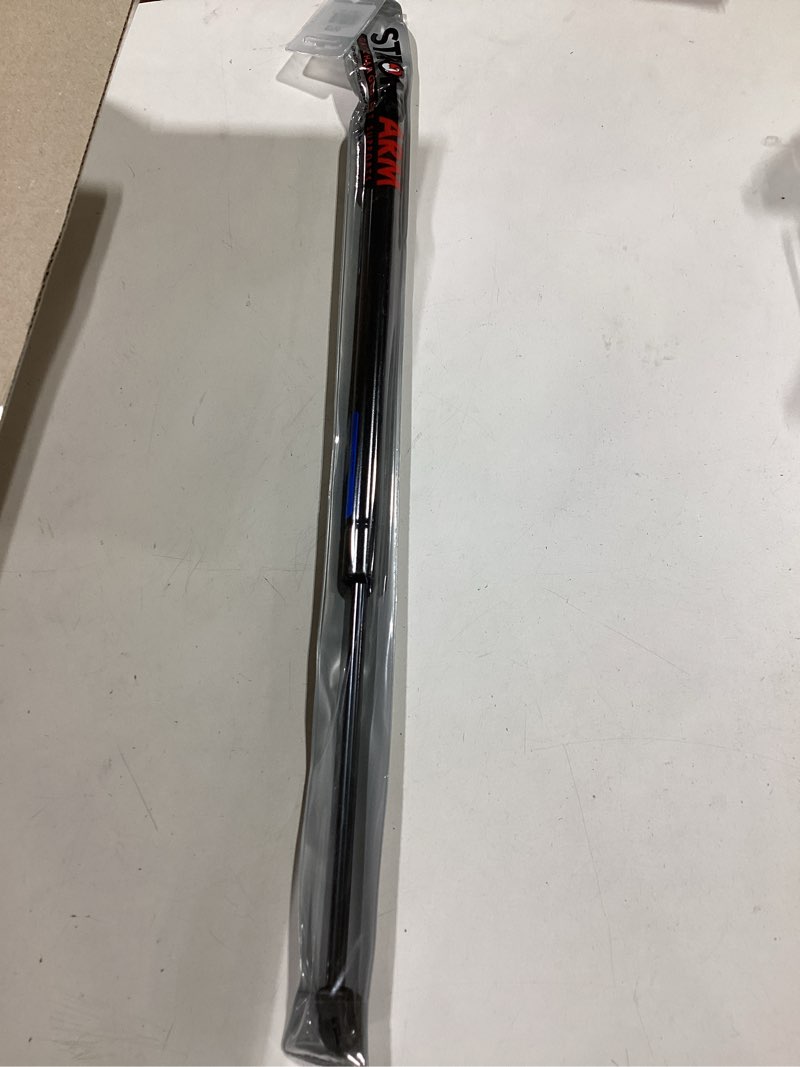Condition photo showing Good Condition for strongarm 23 inch extended length liftgate lift support with a 142 pound maximum force rating; part #6756 | w power gate. strongarm gas spring snaps in and holds firm - a durable, proven gas strut and shock you can trust