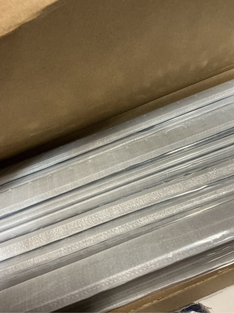 Condition photo showing New/Like New for peaha 10 pack kitchen cabinet handles 18-7/8 inch black pulls for dresser drawers door edge finger pull aluminum alloy hardware hole centers:18-7/8in(480mm) black 10