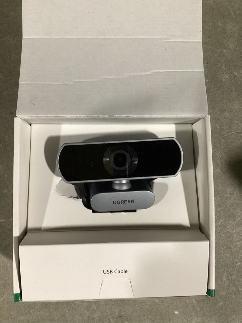 Condition photo showing Good Condition for ugreen 2k webcam for pc ultra hd 1080p computer webcam with microphone, pc camera with privacy cover, usb web camera for streaming, conference, video calling, zoom, skype, teams, facetime, grey