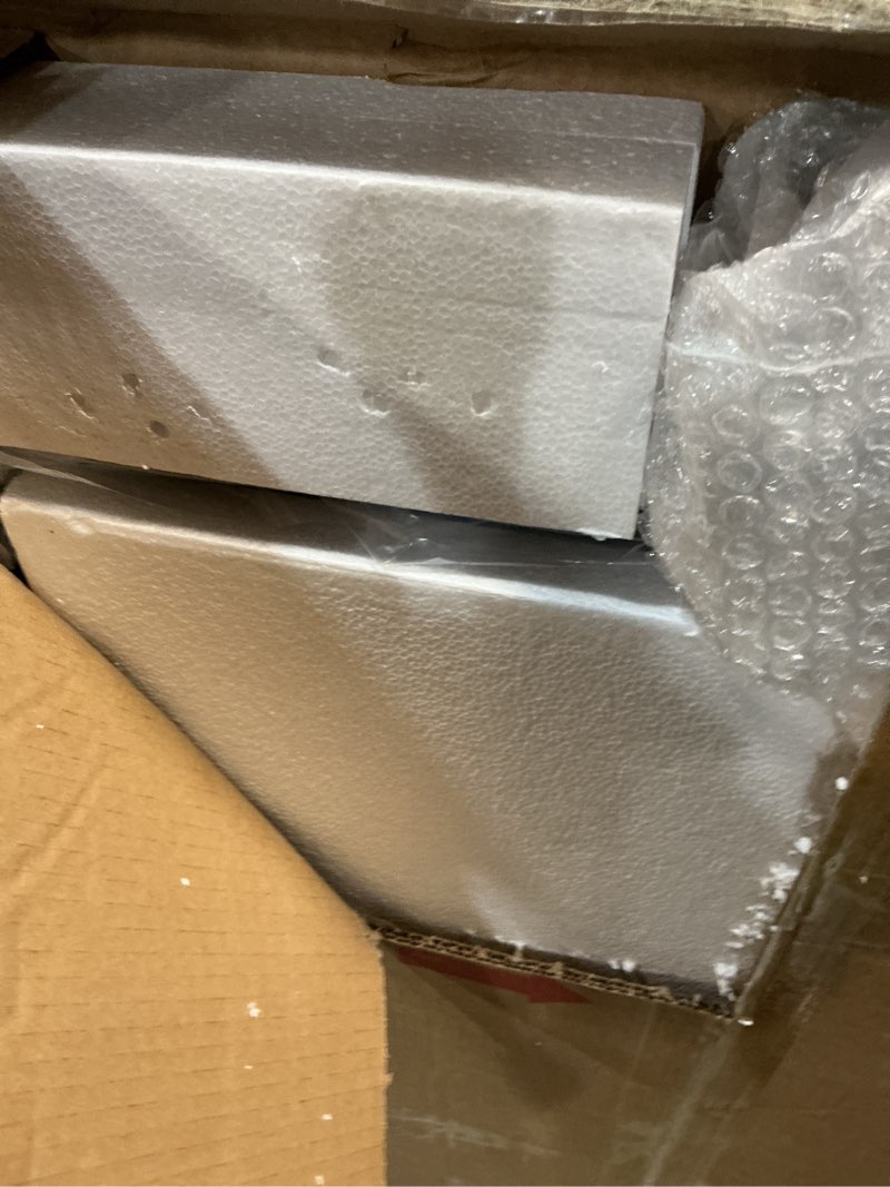 Condition photo showing New/Like New for TETOTE Matte Black Pivot Bathroom Mirror 24 x 30 Tilting Beveled Rectangle Metal Framed Mirror, Farmhouse Adjustable Tilt Rounded Corner Rectangular Vanity Mirror, Horizontal/Vertical, Easy to Install 30"L x 24"W Matte Black