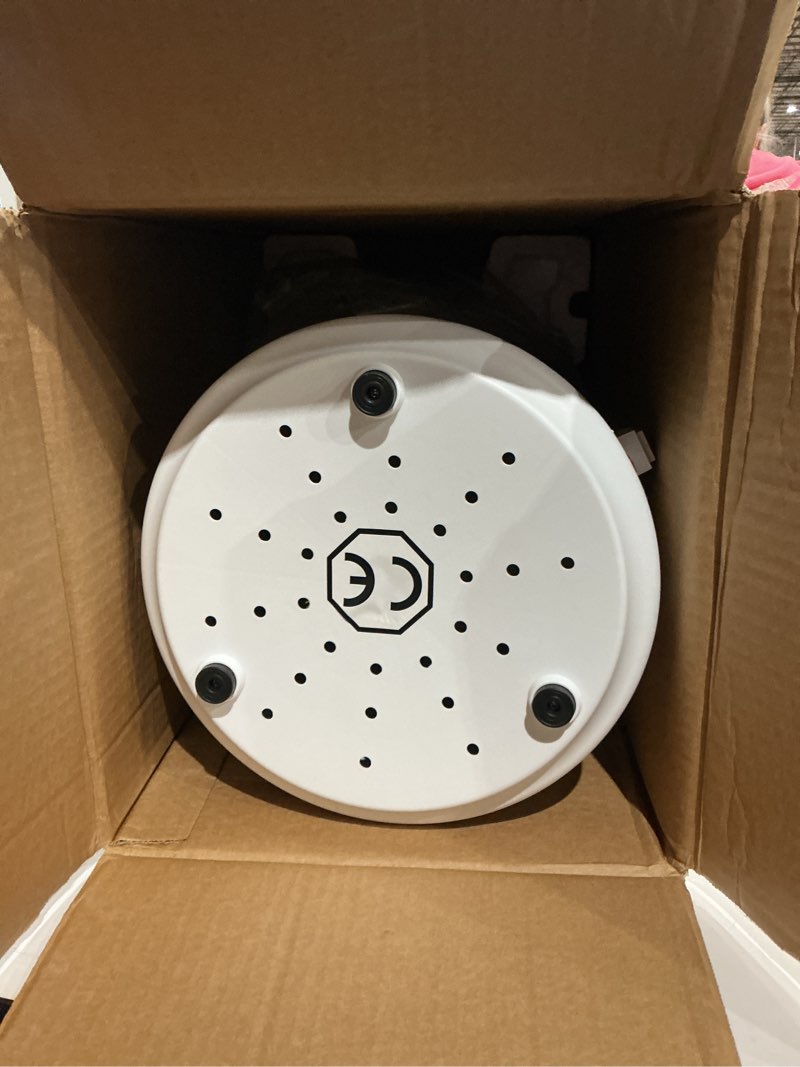 Condition photo showing As Is for vivohome water distiller countertop 1.6 gallon/6l 900w distilled water machine with smart switch purifier filter for home office, white white 1.6 gallon